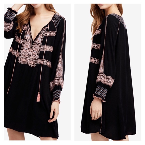 Free People Dresses & Skirts - Free People | Embroidered Flowy Mini Dress
